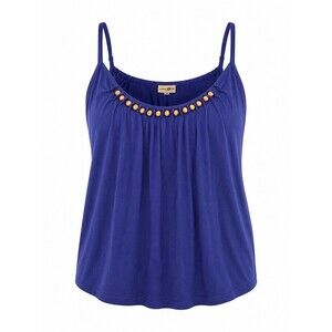 Route 66 Women’s XL Purple Beaded Tank Top Boho Y2K Cottagecore Summer Cami